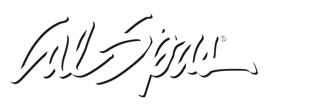 Calspas White logo hot tubs spas for sale Idaho Falls