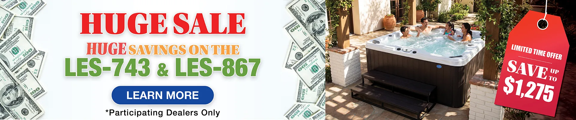 Calspas hot tub being used in a family setting - Idaho Falls